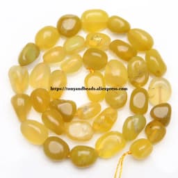 Natural Stone Irregular Opal Apatite Quartz Labradorite Round Loose Beads 15' Strand 6x8 8x10mm Pick