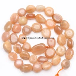 Natural Stone Irregular Opal Apatite Quartz Labradorite Round Loose Beads 15' Strand 6x8 8x10mm Pick
