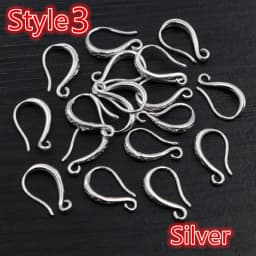 17x10mm 20pcs Rhodium Silver Gold Plated Earring Findings Earrings Clasps Hooks Fittings DIY Jewelry Making Accessories Earwire