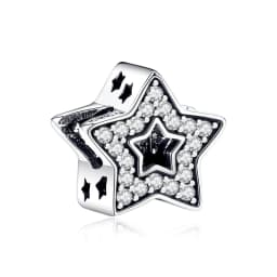 925 Sterling Silver Charms Fit Original Bracelets Star Moon Sun Spaceman Pendant Beads DIY Women Necklaces Jewelry