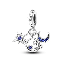 925 Sterling Silver Charms Fit Original Bracelets Star Moon Sun Spaceman Pendant Beads DIY Women Necklaces Jewelry