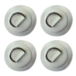 Surfboard Dinghy Boat PVC Patch With Stainless Steel D Ring Deck Rigging Sup Round Ring Pad 5M Elastic Bungee Rope Kit