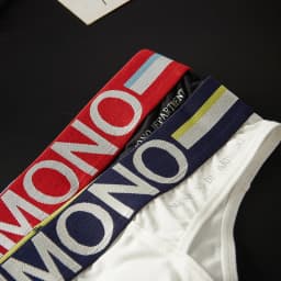 Menmono fashionable men's underwear cotton low waist tight u convex sexy bikini briefs printed men's underwear