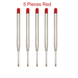 98mm1.0mm Ballpoint Pen Refills For Parker Pens Medium Point Blue Red Black Ink Rods For Writing Office Stationery