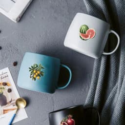 50PCS Retro Fruit Graffiti Stickers Fruit and Vegetable Teaching Stickers Scrapbook Guitar Mobile DIY Waterproof Stickers 