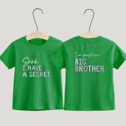 Big Brother T-Shirt I Have A Secret Promoted To Big Brother Pregnancy Announcement Gift Going To Be A Big Brother Kids Tee