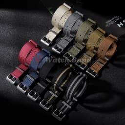 Nylon Watch Strap for Seiko Army Sport Bracelet Replacement Belt 18mm 20mm 22mm Brown Green Black Band Military Casual Watchband