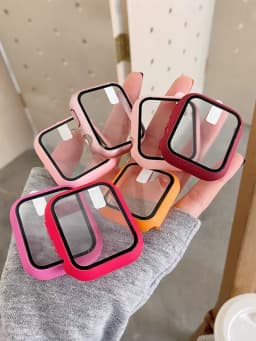 Glass+Cover For Apple Watch case 46mm 42-44mm 40mm 45mm 41mm bumper Screen Protector iwatch series 10 9 8 7 6 5 4 SE Accessories
