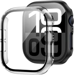 Glass+Cover For Apple Watch case 46mm 42-44mm 40mm 45mm 41mm bumper Screen Protector iwatch series 10 9 8 7 6 5 4 SE Accessories