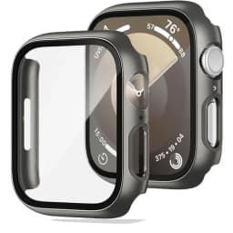 Glass+Cover For Apple Watch case 46mm 42-44mm 40mm 45mm 41mm bumper Screen Protector iwatch series 10 9 8 7 6 5 4 SE Accessories
