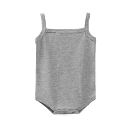 Summer Baby Clothes Boys Girls Bodysuit 0-24 Months Undershirt Thin Section Breathable Sling Onesie Solid Color Infant Bodysuits