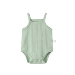 Summer Baby Clothes Boys Girls Bodysuit 0-24 Months Undershirt Thin Section Breathable Sling Onesie Solid Color Infant Bodysuits