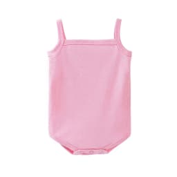 Summer Baby Clothes Boys Girls Bodysuit 0-24 Months Undershirt Thin Section Breathable Sling Onesie Solid Color Infant Bodysuits