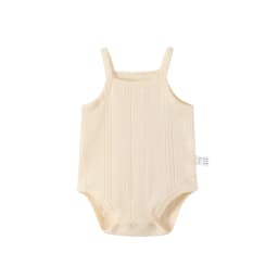 Summer Baby Clothes Boys Girls Bodysuit 0-24 Months Undershirt Thin Section Breathable Sling Onesie Solid Color Infant Bodysuits