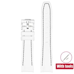 Joint MoonSwatch 20mm Diving Strap for Omega X Swatch Men Women Arc Curved End TPU Rubber Bracelet for Rolex Watch Band Tools
