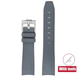 Joint MoonSwatch 20mm Diving Strap for Omega X Swatch Men Women Arc Curved End TPU Rubber Bracelet for Rolex Watch Band Tools
