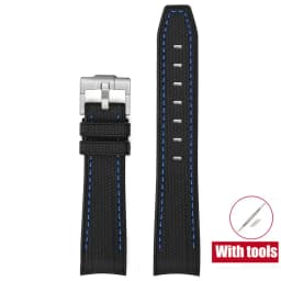 Joint MoonSwatch 20mm Diving Strap for Omega X Swatch Men Women Arc Curved End TPU Rubber Bracelet for Rolex Watch Band Tools