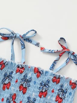 Baby Girl Summer Cherry Print Romper Onesie Infant Clothing Comfortable Soft Fabric Baby Clothes