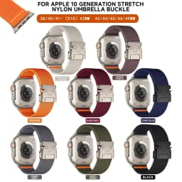 Parachute Nylon Strap for Apple Watch Band 46mm Ultra 3 2 49mm 44mm 42mm 40mm 45mm 41mm Bracelet IWatch Series 11 10 9 8 7 6 SE