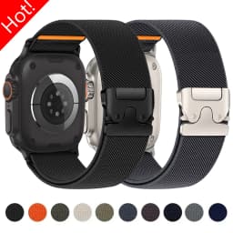 Parachute Nylon Strap for Apple Watch Band 46mm Ultra 3 2 49mm 44mm 42mm 40mm 45mm 41mm Bracelet IWatch Series 11 10 9 8 7 6 SE