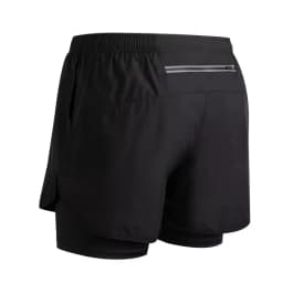 New men's summer outdoor running training 2-in-1 shorts, double-layer beach pants, quick-drying and breathable sports pants