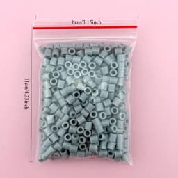 5mm 1000PCS Black, White, Gray, Transparent Color, Complementary Color Set, Hama Bead Iron Fuse Bead DIY Puzzle Pixel Art Gift