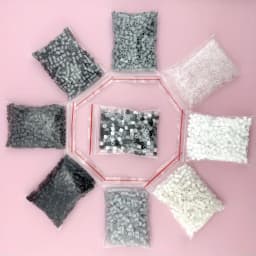 5mm 1000PCS Black, White, Gray, Transparent Color, Complementary Color Set, Hama Bead Iron Fuse Bead DIY Puzzle Pixel Art Gift