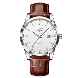 LIGE Man Watch Fashion Leather Strap Mens Watches Military Sport Waterproof Calendar Quartz Wristwatches Male Clock Reloj Hombre