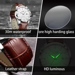 LIGE Man Watch Fashion Leather Strap Mens Watches Military Sport Waterproof Calendar Quartz Wristwatches Male Clock Reloj Hombre