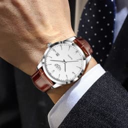 LIGE Man Watch Fashion Leather Strap Mens Watches Military Sport Waterproof Calendar Quartz Wristwatches Male Clock Reloj Hombre