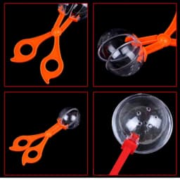 Educational Bug Catcher Scissors Set for Kids - Plastic Insect Clips and Tweezers for Camping and Outdoor Activities