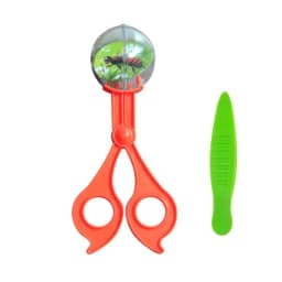 Educational Bug Catcher Scissors Set for Kids - Plastic Insect Clips and Tweezers for Camping and Outdoor Activities
