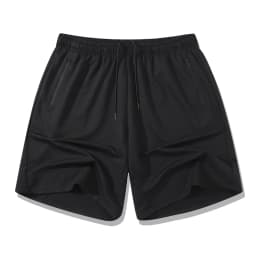 Men’s Workout Fitness Shorts Thin Style Breathable Jogger Gym Bodybuilding Quick Dry Running Shorts Zipper Phone Pockets