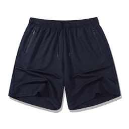 Men’s Workout Fitness Shorts Thin Style Breathable Jogger Gym Bodybuilding Quick Dry Running Shorts Zipper Phone Pockets