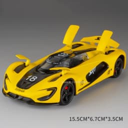 1:32 SRT Tomahawk Sports Car Model Toys Alloy Diecast Charger 1970 Vehicle Models Sound Light Doors Opened Pull Back Kids Gifts