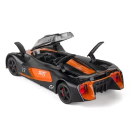 1:32 SRT Tomahawk Sports Car Model Toys Alloy Diecast Charger 1970 Vehicle Models Sound Light Doors Opened Pull Back Kids Gifts