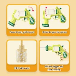 Mini Water Gun Kids Toy Water Blaster Small Pistol Summer Outdoor Games Splashing Soaker Summer Beach Party Games Children Gift