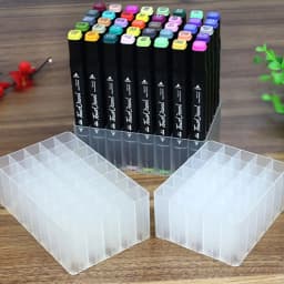 12/24/30/40/48/80/100 Slots Pen Holder Large-capacity Multifunctional Brush Pen Storage Rack Make-up Brush Stand