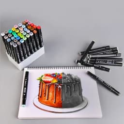 12/24/30/40/48/80/100 Slots Pen Holder Large-capacity Multifunctional Brush Pen Storage Rack Make-up Brush Stand