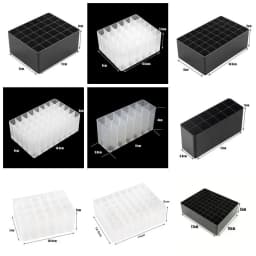 12/24/30/40/48/80/100 Slots Pen Holder Large-capacity Multifunctional Brush Pen Storage Rack Make-up Brush Stand
