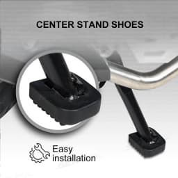 BLALION Motorcycle Stand Pad Kickstand Rubber Support Plate Outdoor Parking Motorbike Foot Side Stand Base Kickstand Holder Pad