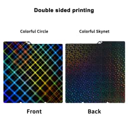 For Anycubic Kobra S1 Plate Pei Sheet 264x276mm Textured Kobra S1 Combo Build Plate Double Sided Peo Pet Pey Kobra S1C Bed