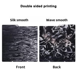 For Anycubic Kobra S1 Plate Pei Sheet 264x276mm Textured Kobra S1 Combo Build Plate Double Sided Peo Pet Pey Kobra S1C Bed