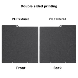 For Anycubic Kobra S1 Plate Pei Sheet 264x276mm Textured Kobra S1 Combo Build Plate Double Sided Peo Pet Pey Kobra S1C Bed