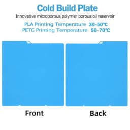 For Anycubic Kobra S1 Plate Pei Sheet 264x276mm Textured Kobra S1 Combo Build Plate Double Sided Peo Pet Pey Kobra S1C Bed
