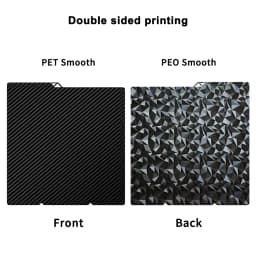 For Anycubic Kobra S1 Plate Pei Sheet 264x276mm Textured Kobra S1 Combo Build Plate Double Sided Peo Pet Pey Kobra S1C Bed