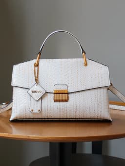 2026 New Retro Blue Snake-Shaped High-Grade Handbag Fashion Luxury Handbag Lightweight Large-Capacity One-Shoulder Mensen