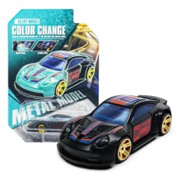 Magic Color Changing Racing Car Model 1:64 Temperature Sensitive Inertia Pull Back Cars Toys Crash-Resistant Durable Boys Gift