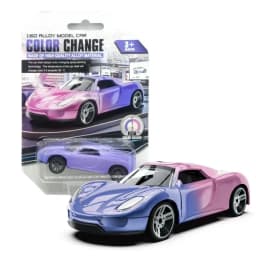 Magic Color Changing Racing Car Model 1:64 Temperature Sensitive Inertia Pull Back Cars Toys Crash-Resistant Durable Boys Gift