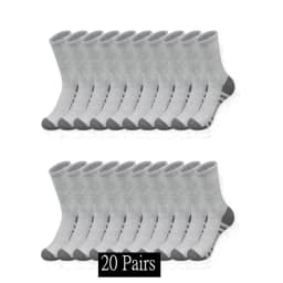 Ultra Soft Breathable Men Classic Crew Socks Comfy Casual Unisex Socks For Outdoor Wearing 1/10/20/30 Pairs 2025